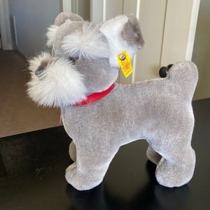 Steiff miniature schnauzer stuffed animal